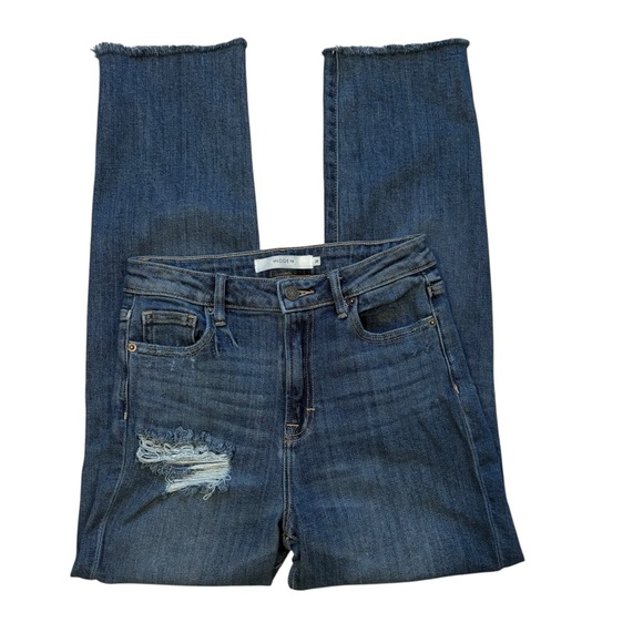 Hidden Tracey High Rise Classic Straight Distressed Jean, Style #HD1223ST, Sz 26 - Picture 7 of 16